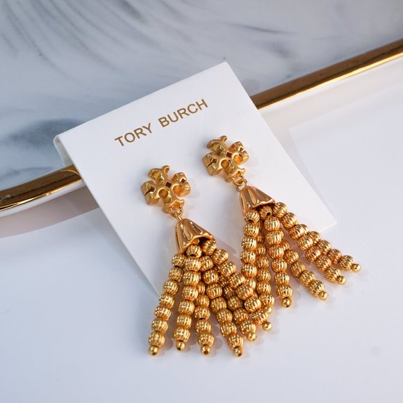 Tory Burch Roxanne Small Tassel Earring - Picture 2 of 7